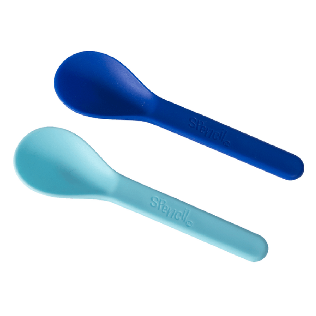 Spencil Spoon Set - 2pk - Azure/Sky