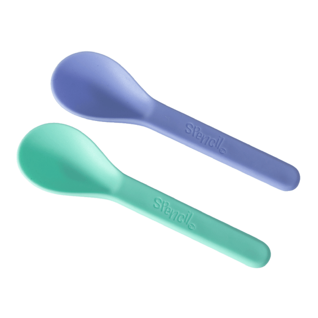 Spencil Spoon Set - 2pk - Mint/Periwinkle