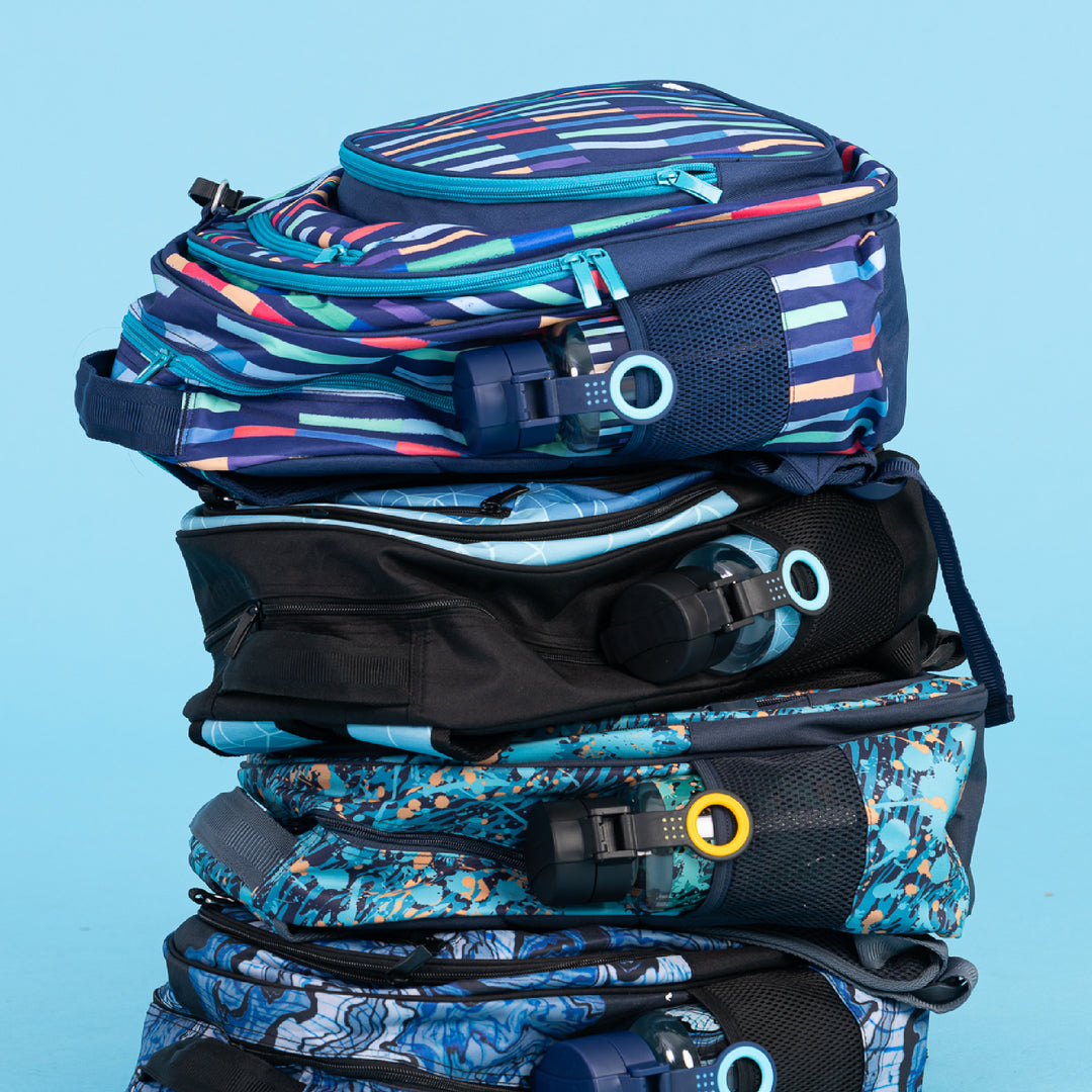 Spencil Big Kids Backpack - Bright Stripes