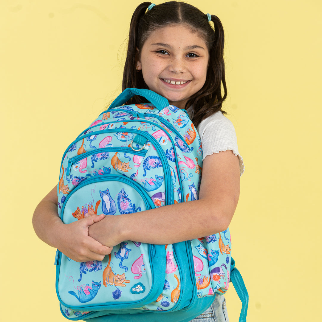 Spencil Big Kids Backpack - Crazy Cats