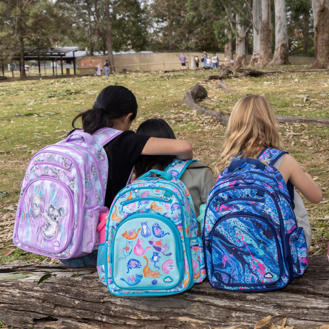 Spencil Big Kids Backpack - Crazy Cats