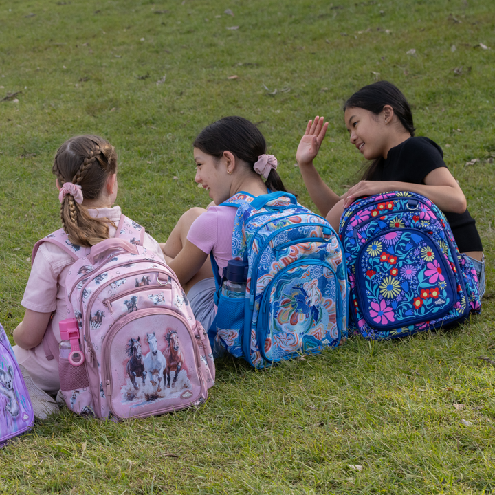 Spencil Big Kids Backpack - Flower Fun