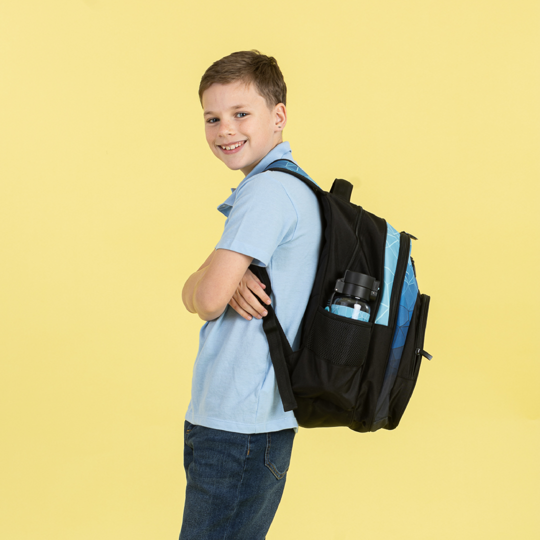 Spencil Big Kids Backpack - Fractal