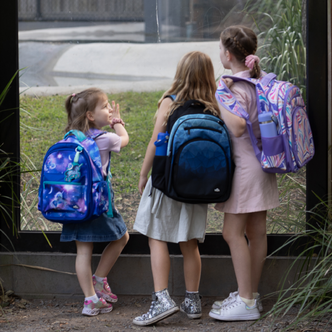 Spencil Big Kids Backpack - Fractal