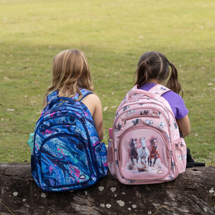 Spencil Big Kids Backpack - Liquid Marble
