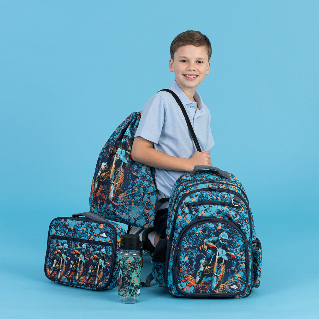 Spencil Big Kids Backpack - Moto Camo Trax