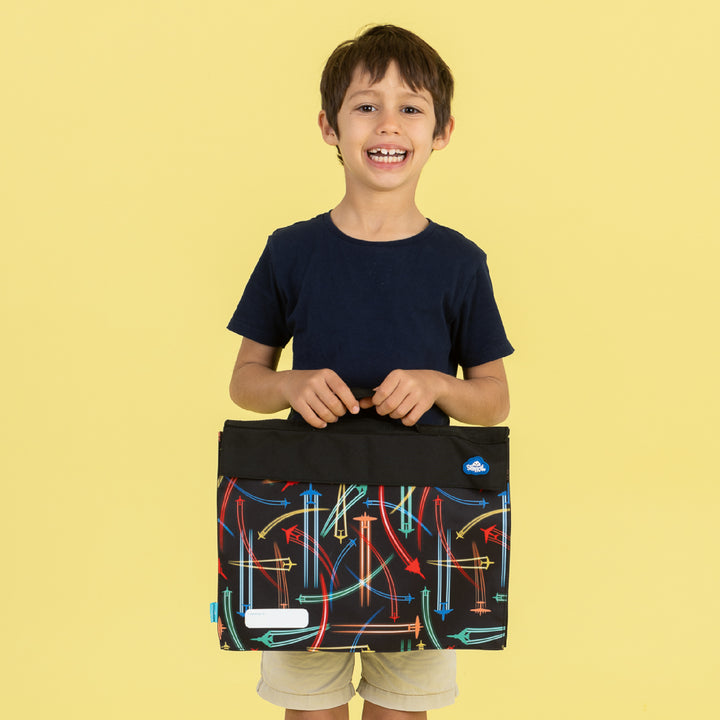 Spencil Library Bag - Jet Planes