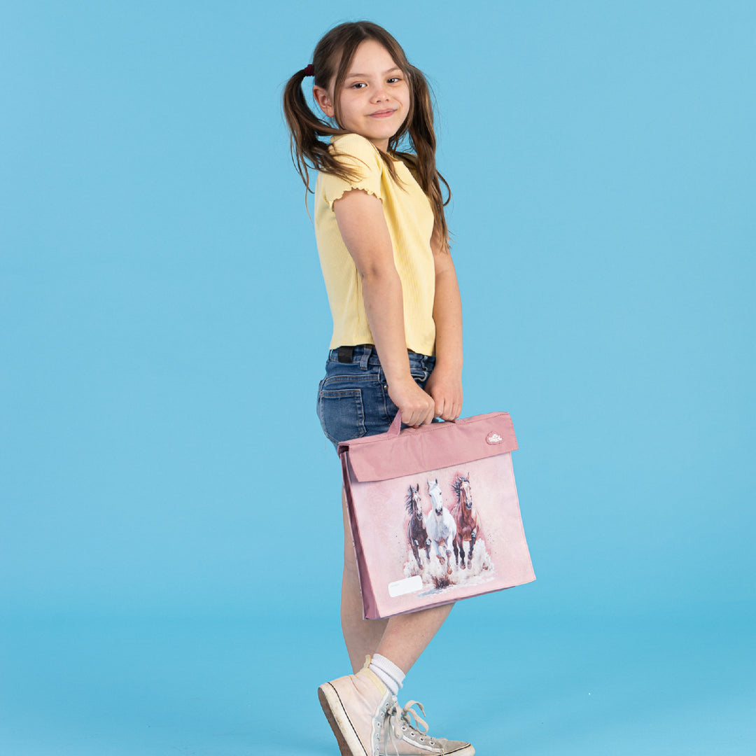 Spencil Library Bag - Wild Horses