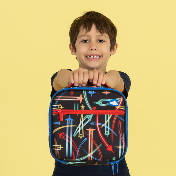 Spencil Little Cooler Lunch Bag + Chill Pack - Jet Planes