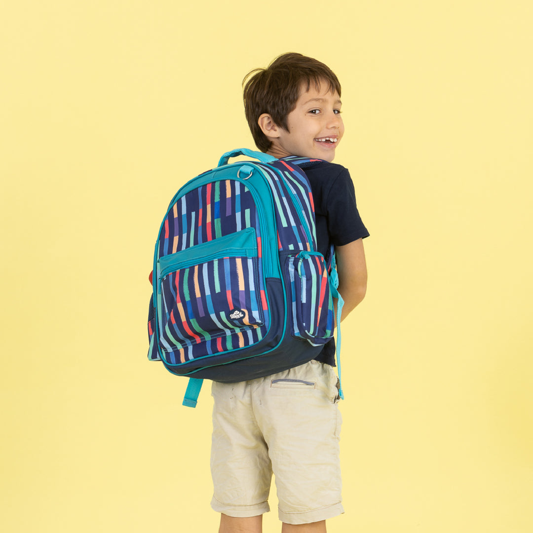 Spencil Little Kids Backpack - Bright Stripes