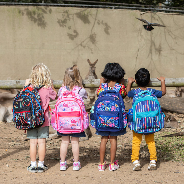 Spencil Little Kids Backpack - Flamingo Splash