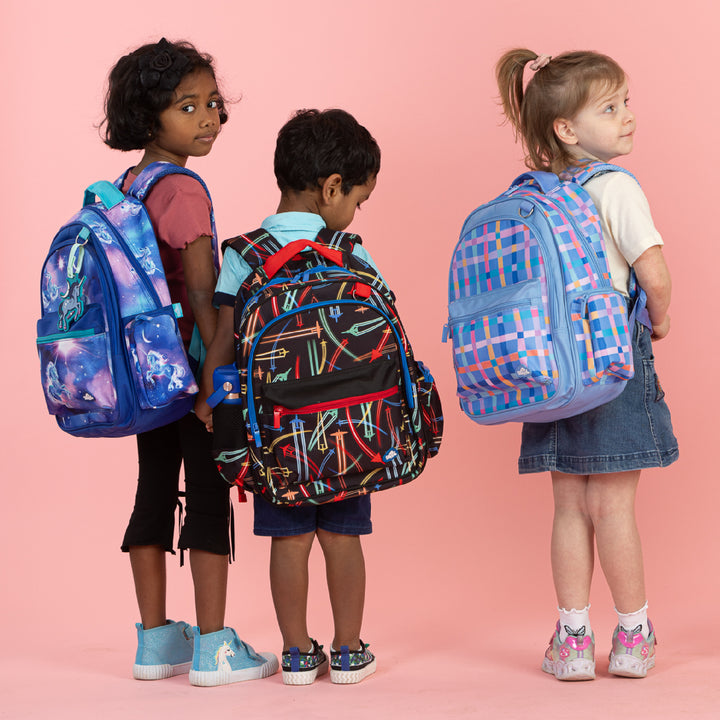 Spencil Little Kids Backpack - Pastel Plaid