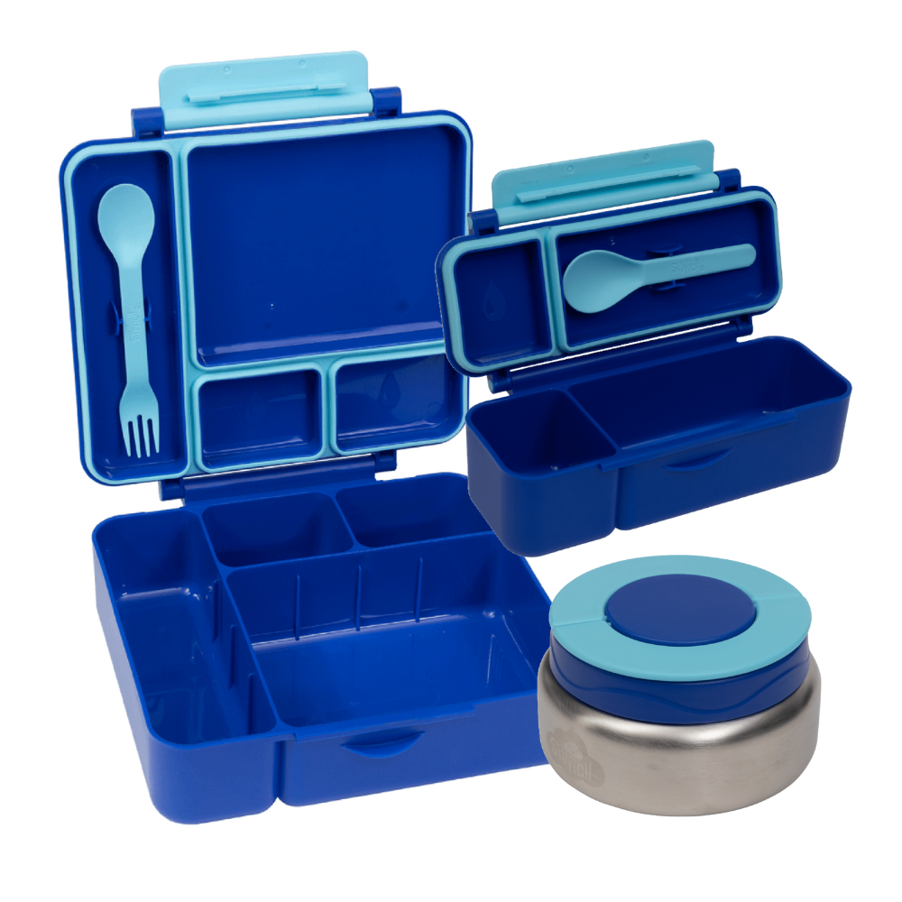 Spencil All-in Lunch & Snack Bundle - Azure