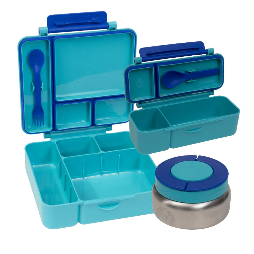 Spencil All-in Lunch & Snack Bundle - Lagoon