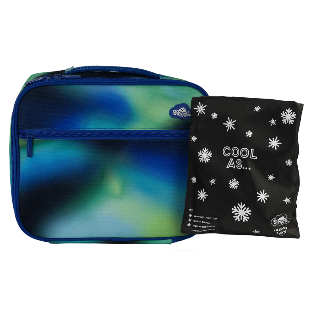 Spencil BIG Cooler Lunch Bag + Chill Pack - Galactic Glow