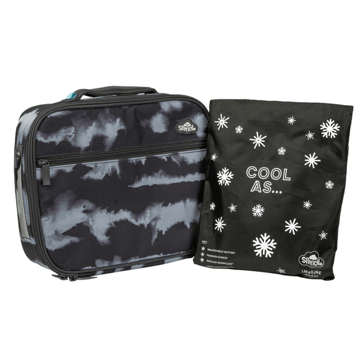 Spencil BIG Cooler Lunch Bag + Chill Pack - Shockwaves