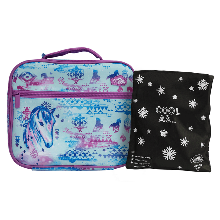 Spencil BIG Cooler Lunch Bag + Chill Pack - Aztec Horse