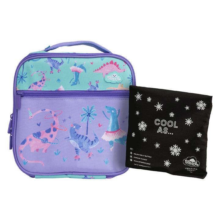 Spencil Little Cooler Lunch Bag + Chill Pack - Roar-some