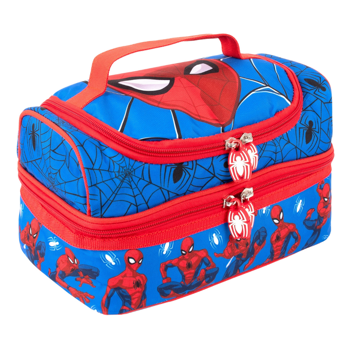 Dual Compartment Insulated Lunch Bag - Spiderman