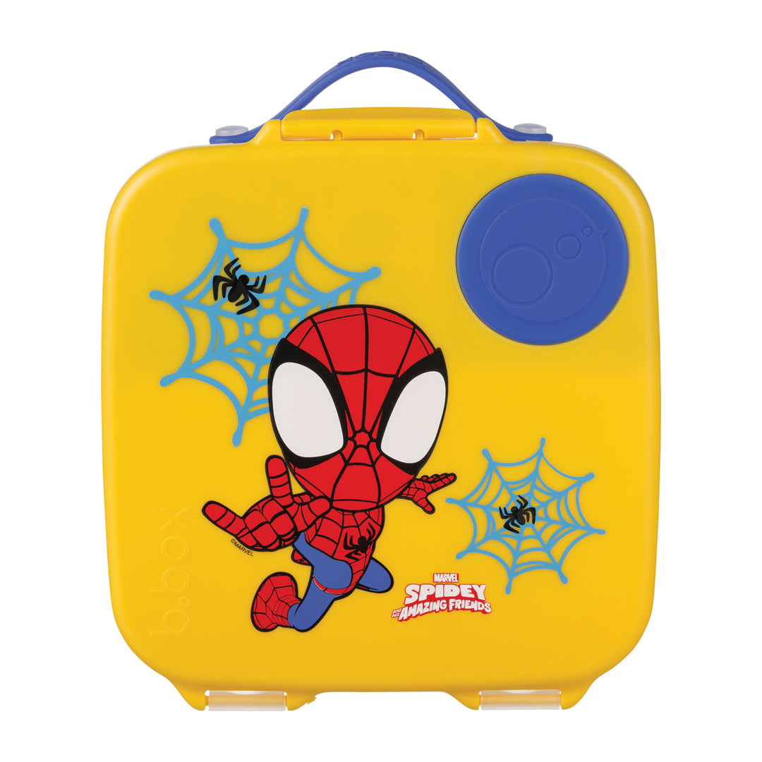 b.box Bento Large & Mini Lunch Box & Snack Box Bundle - Spidey