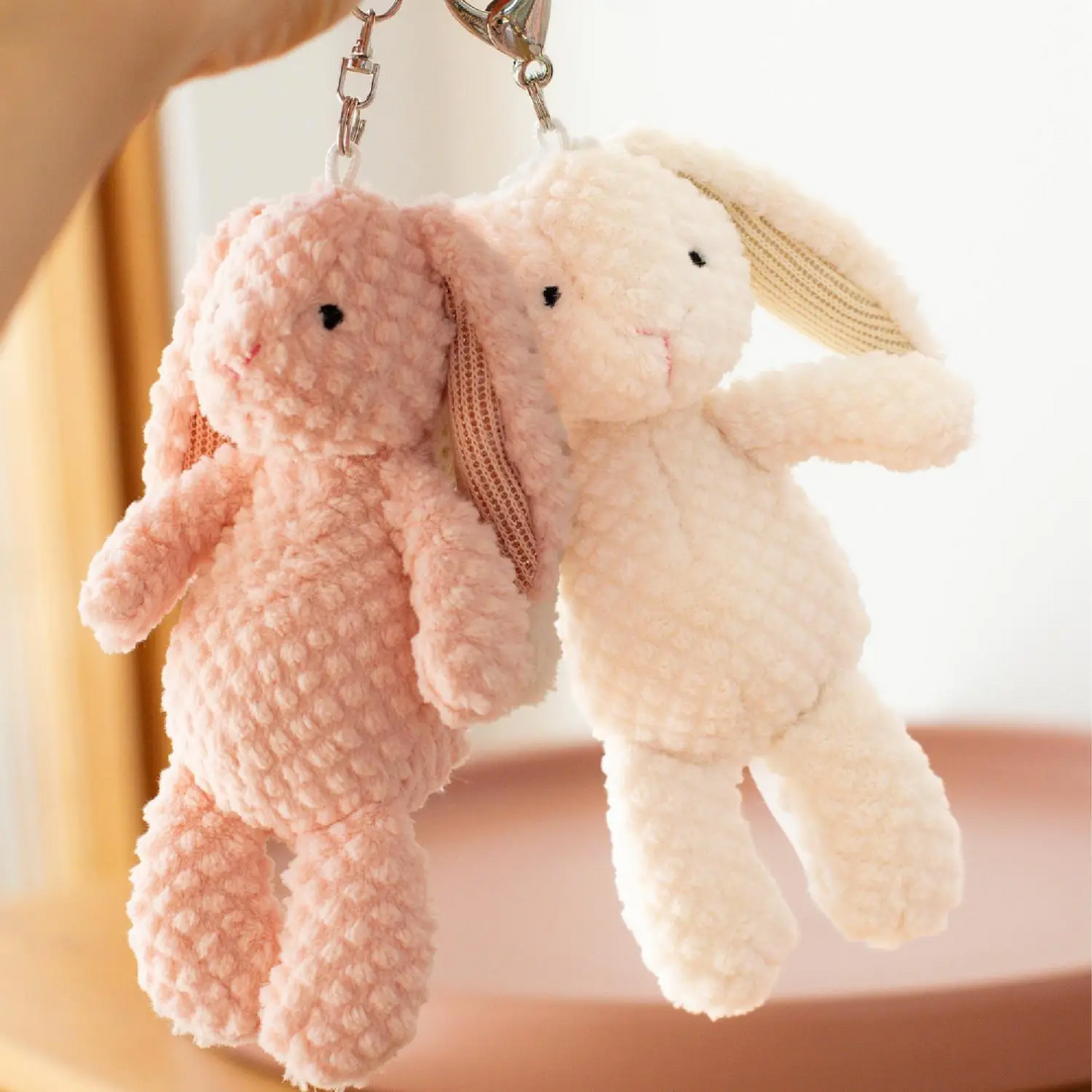 Splosh Mary Meyer Nubby Bunny Bag Charm - White