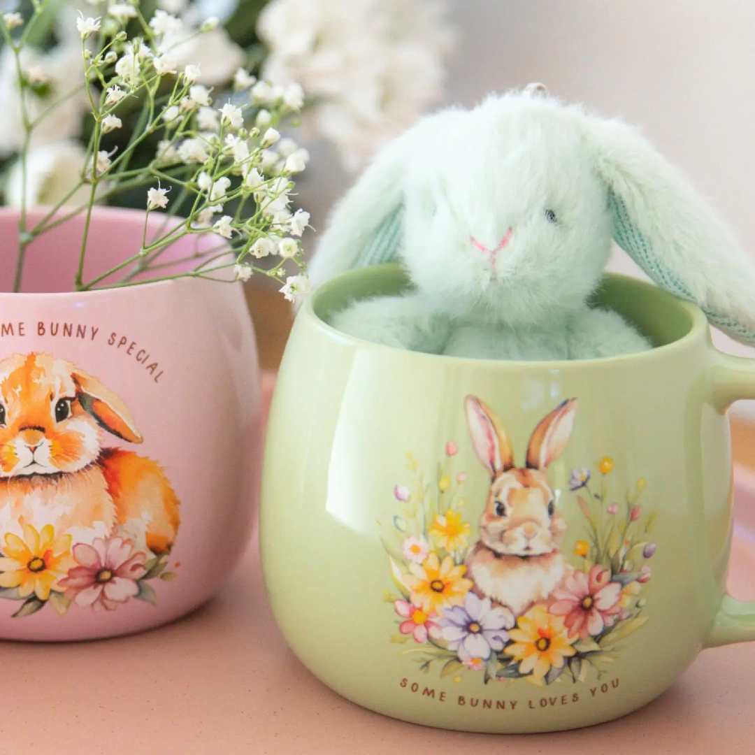 Splosh Mary Meyer Soft Bunny Bag Charm - Sage