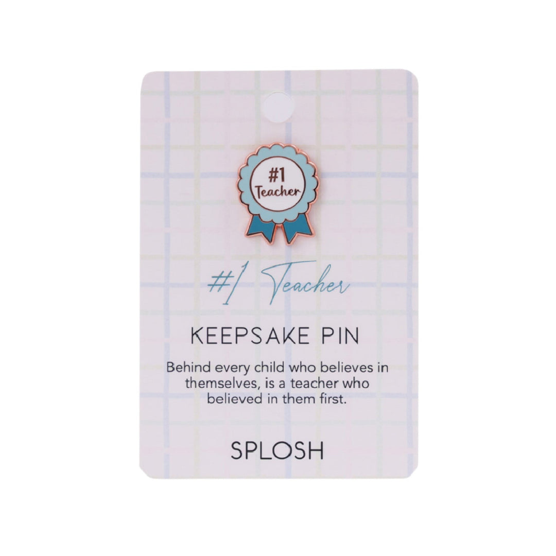 Splosh #1 Teacher Keepsake Pin