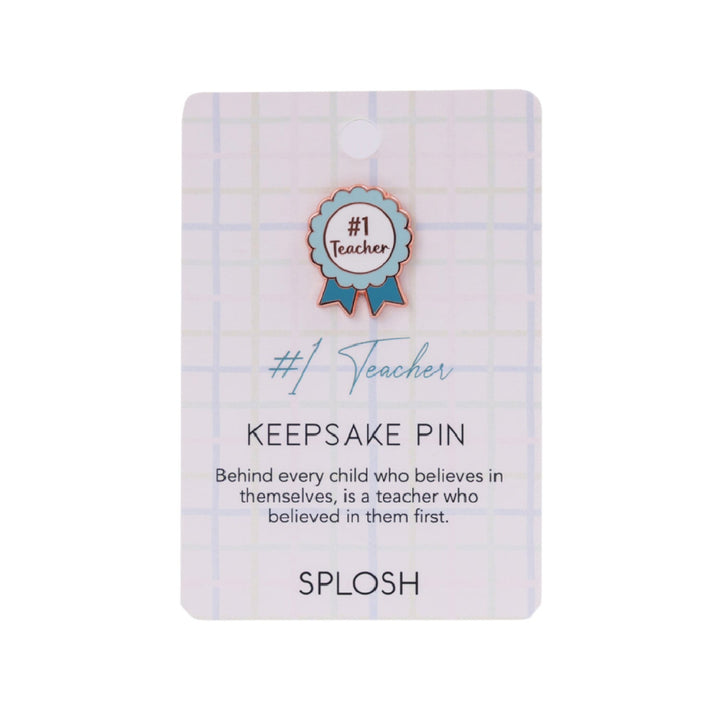 Splosh #1 Teacher Keepsake Pin