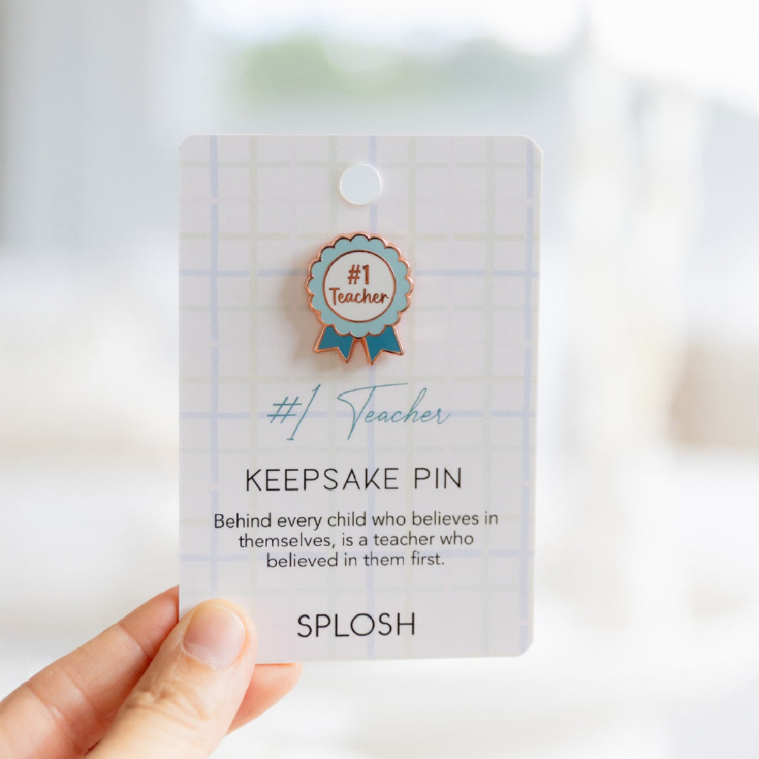 Splosh #1 Teacher Keepsake Pin