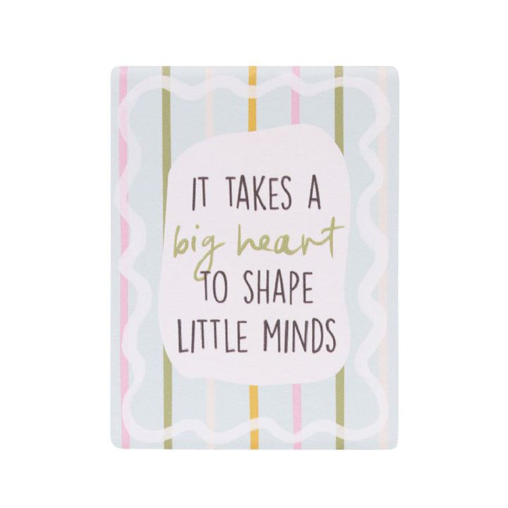 Splosh Teacher Big Heart Ceramic Magnet