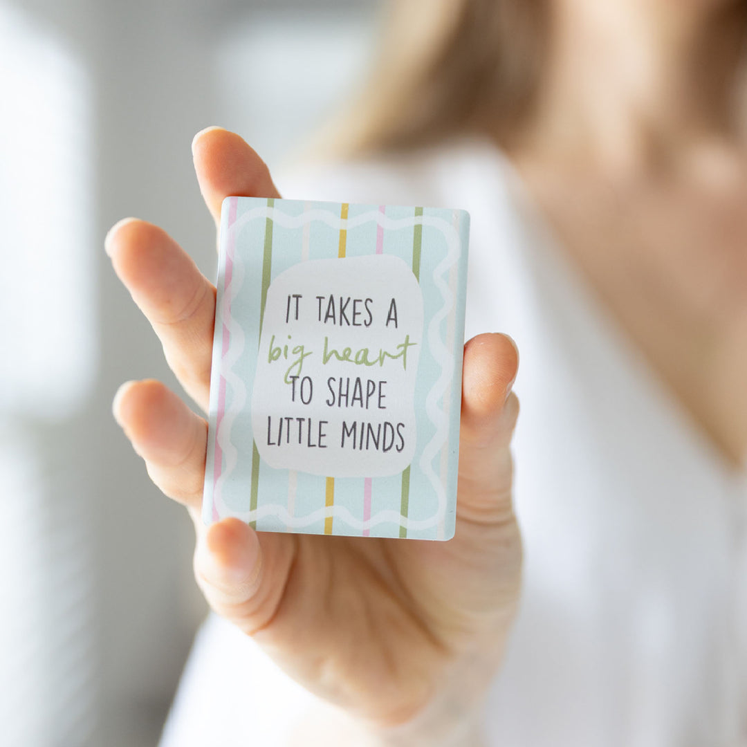 Splosh Teacher Big Heart Ceramic Magnet