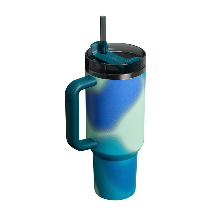 Stanley The Quencher H2.0 FlowState Tumbler 40 OZ - Coastal Teal Motion