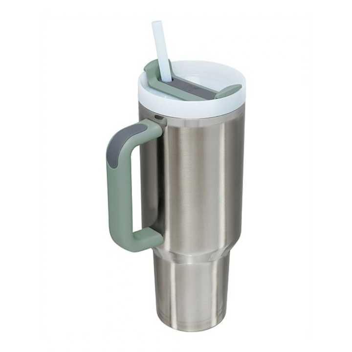 Stanley The Quencher H2.0 FlowState Tumbler 40 OZ - Brushed Stainless