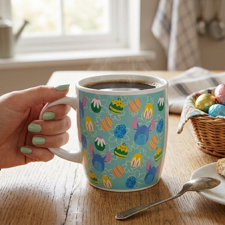 Stitch Easter Ceramic Mug