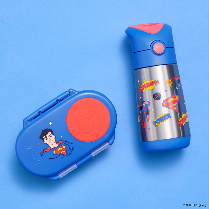 PRE-ORDER - b.box Insulated Drink Bottle 350ml - Superman