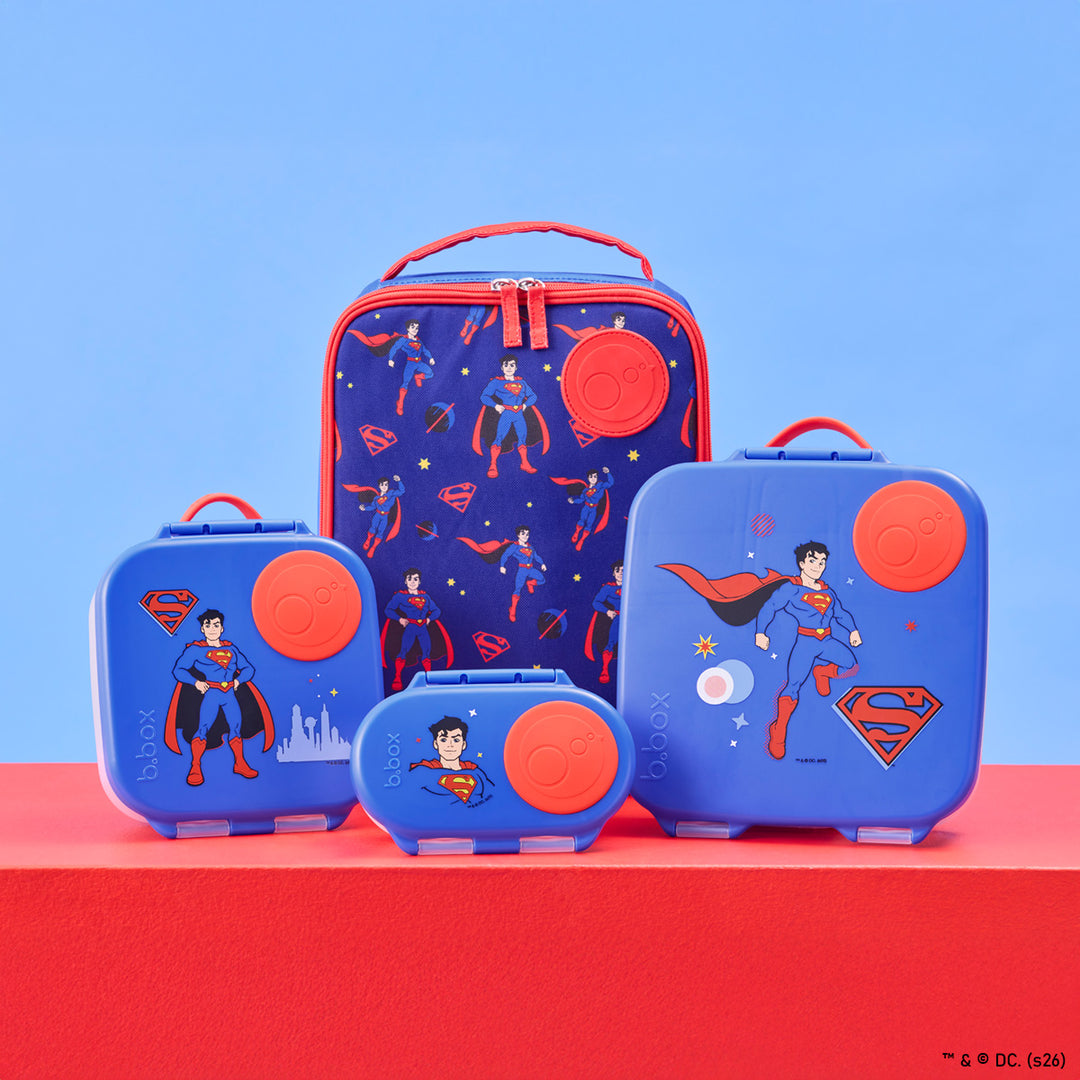 b.box Ultimate Bento Lunch Box Bundle - Superman