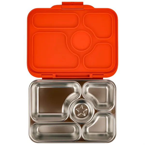 Yumbox Presto Stainless Steel Bento Box - Tango Orange