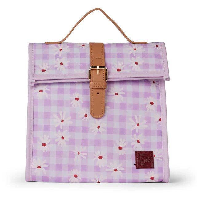 The Somewhere Co. Insulated Lunch Satchel - Daisy Fields