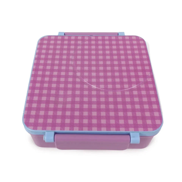 The Somewhere Co. Bento Lunch Box - Lilac Gingham