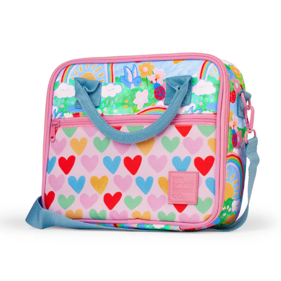 The Somewhere Co Lunch Case - Rainbow Garden