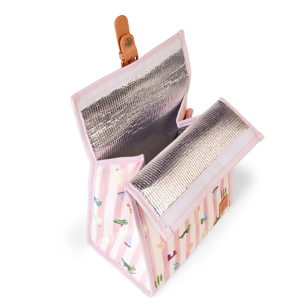 The Somewhere Co. Insulated Lunch Satchel - Boat Days