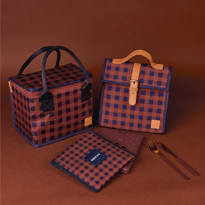 The Somewhere Co. Insulated Lunch Bag - Chestnut