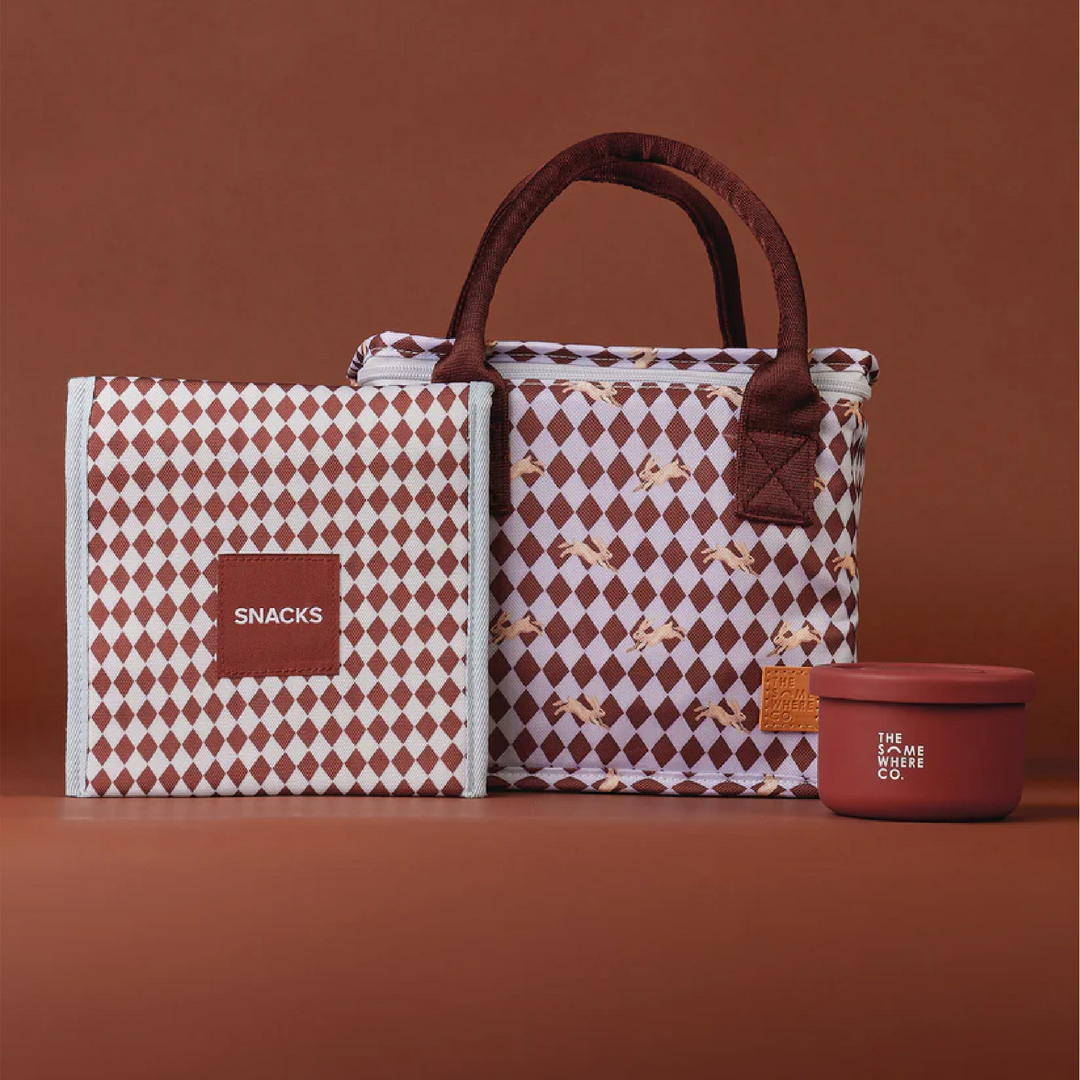 The Somewhere Co. Insulated Lunch Bag - Royal Match