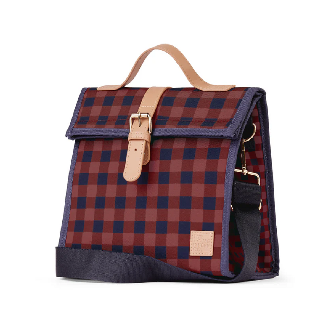The Somewhere Co. Insulated Lunch Satchel - Chestnut