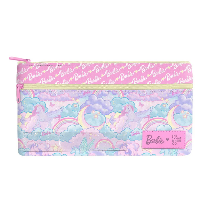 The Somewhere Co. Mini ID Pencil Case - Barbie Unicorn Fantasy