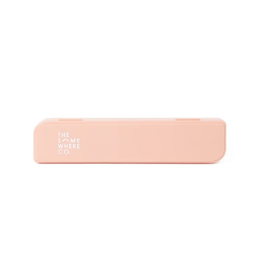 The Somewhere Co. Cutlery Kit - Silver/Chocolate
