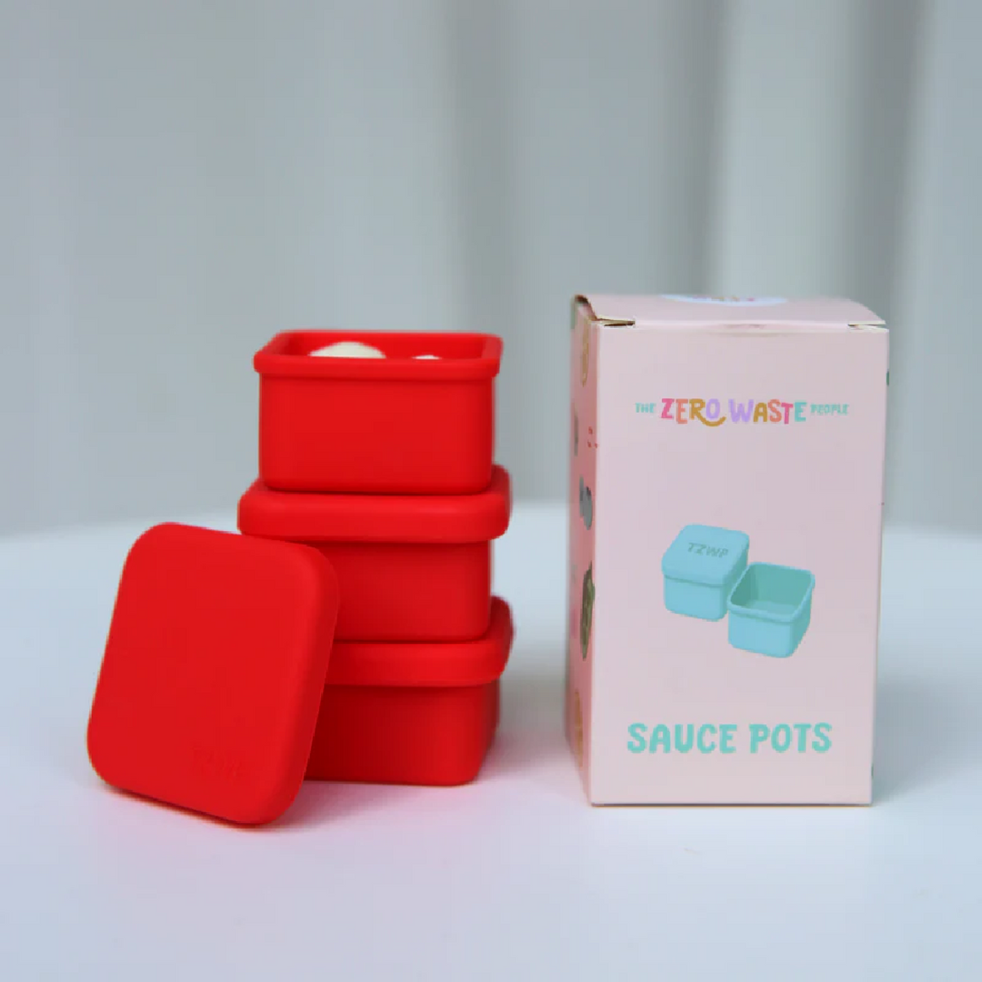 Silicone Sauce Pots - 3pk - Chilli