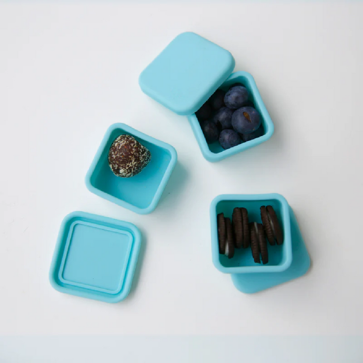 Silicone Sauce Pots - 3pk - Aqua