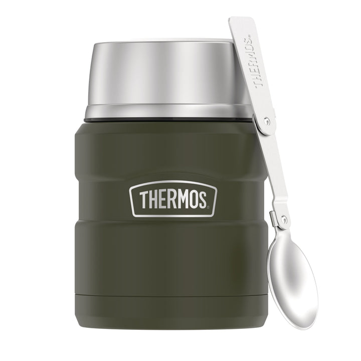 Thermos Stainless King Insulated Food Jar 470ml - Army Green