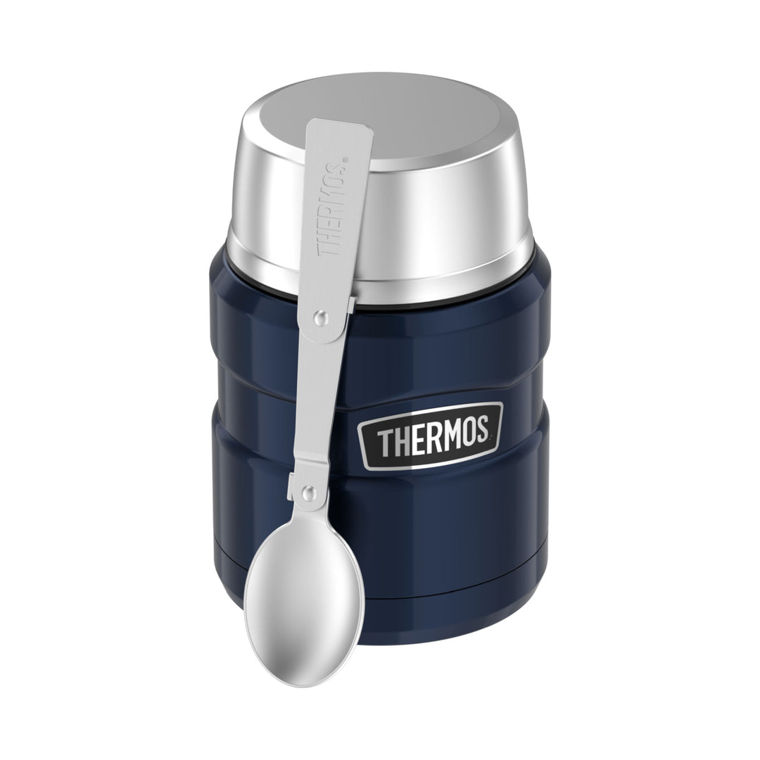 Thermos Stainless King Insulated Food Jar 470ml - Mid-Blue